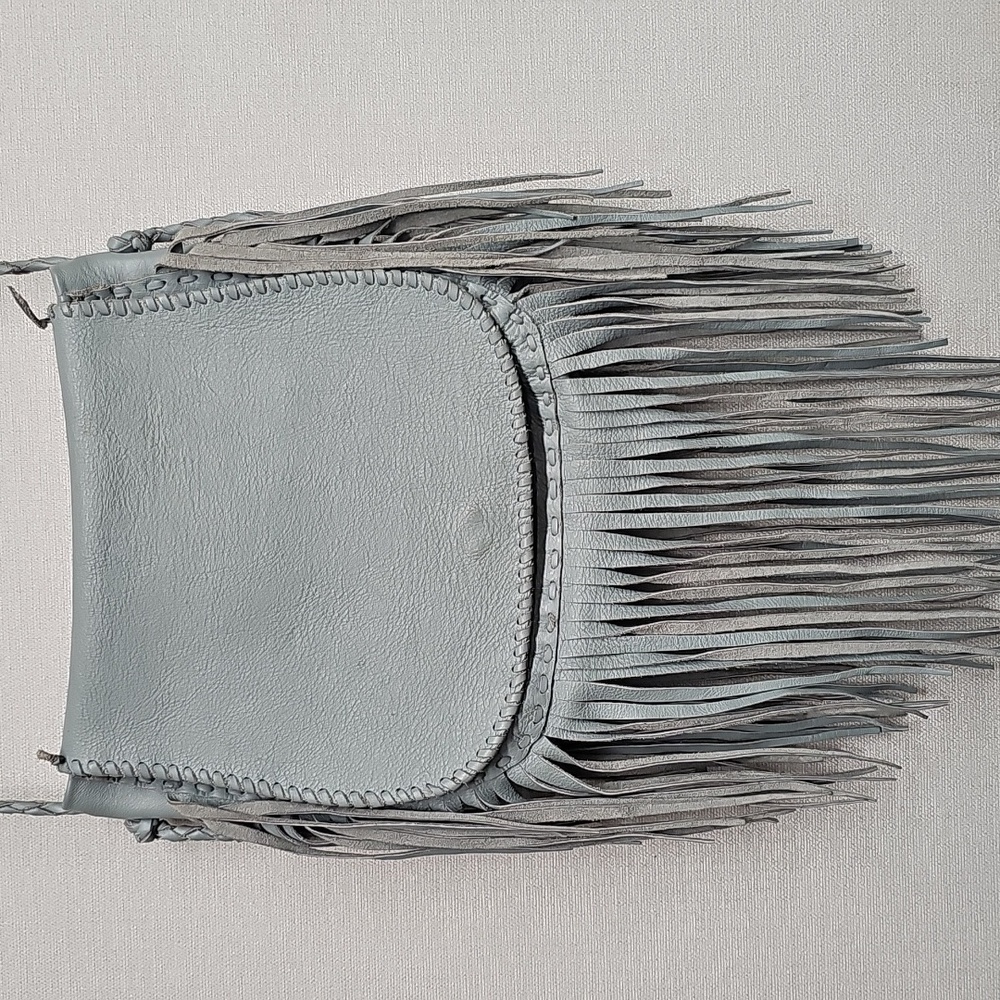 JENNIFER HALEY BOHEMIAN LEATHER FRINGED CROSSBODY BFPM-10-090